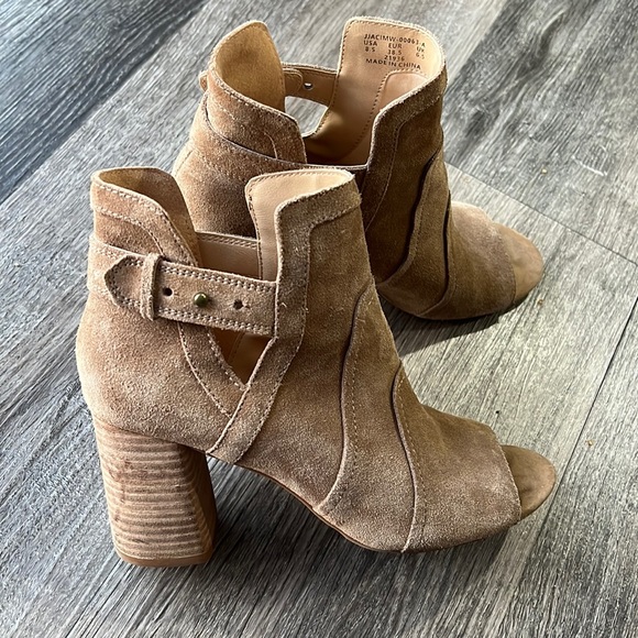 Joe's Jeans Shoes - Joe’s Jeans suede peep-toe booties